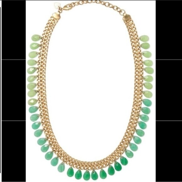 Stella and Dot Contessa jadeite necklace - Picture 4 of 8